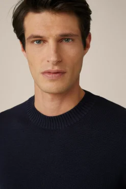 Strick-Pullover Nando Mit Seide Und Cashmere In