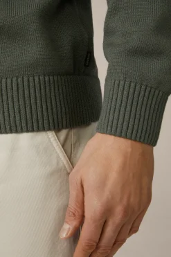 Strickpullover Nedo In Oliv