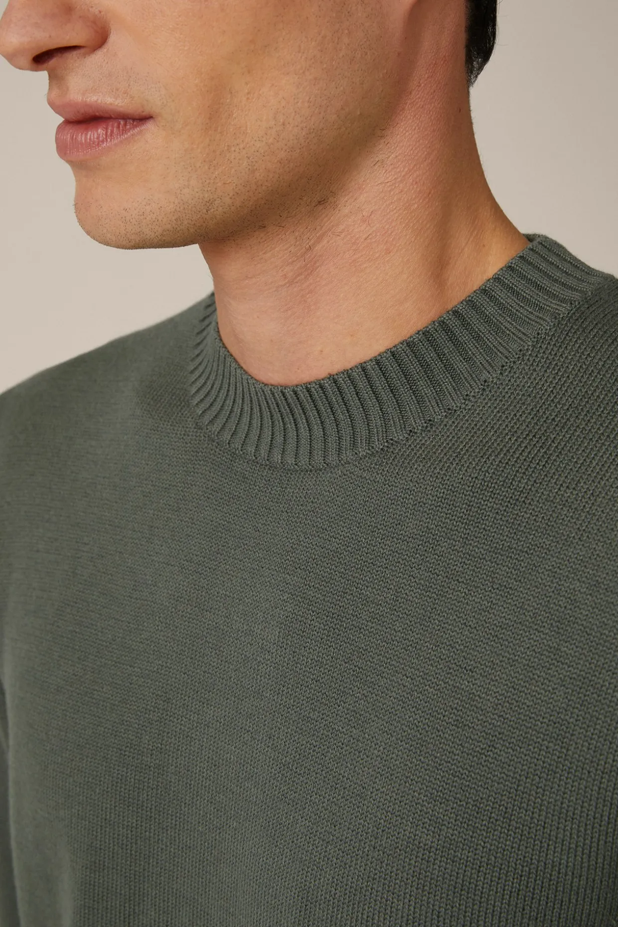 Strickpullover Nedo In Oliv