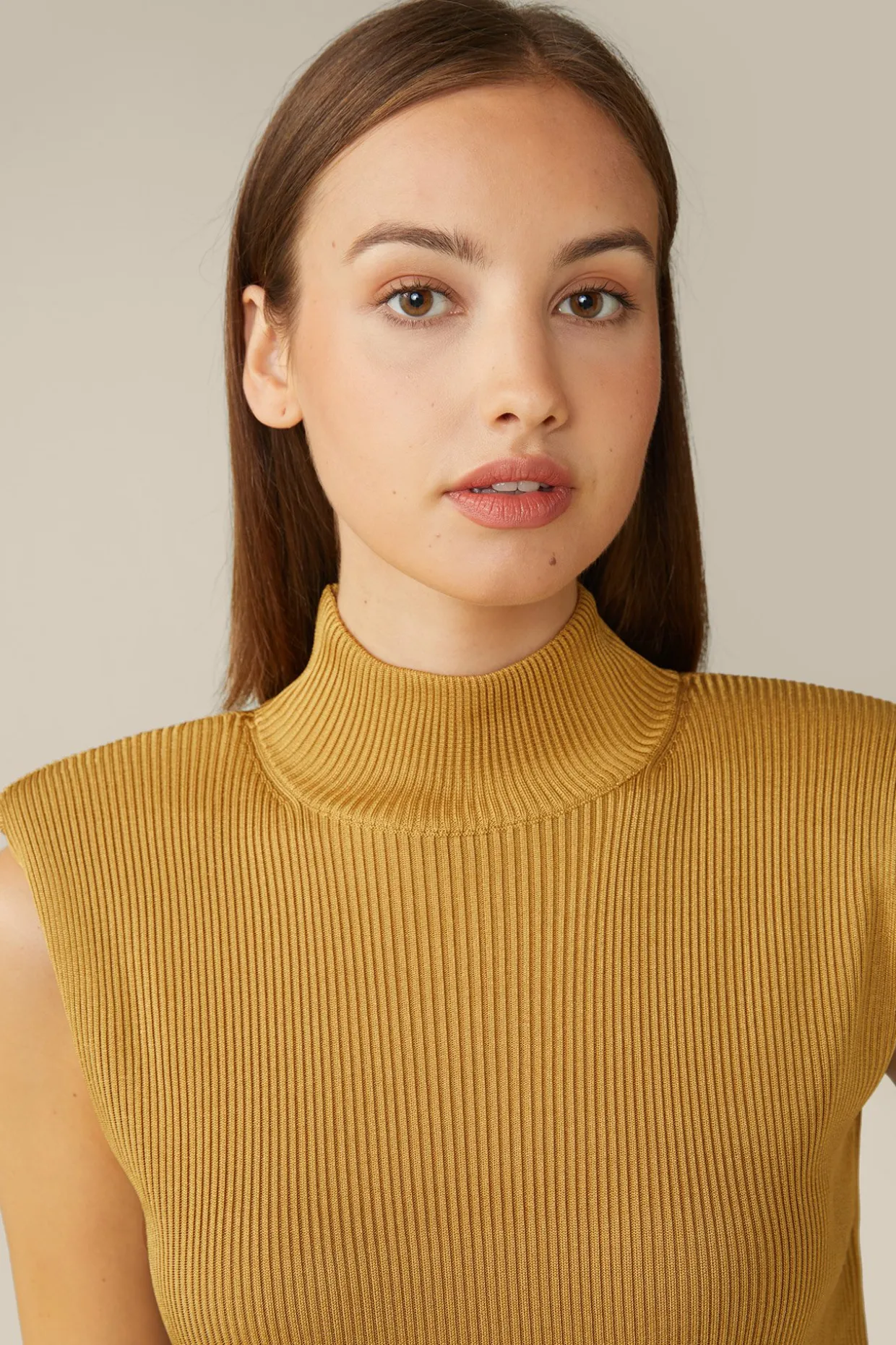 Strick-Schlauch-Kleid Mit Lurex In