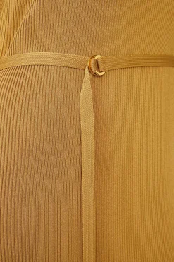 Strick-Schlauch-Kleid Mit Lurex In