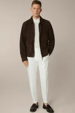 Strick-Stehkragen-Pullover Nando Mit Seide Und Cashmere In