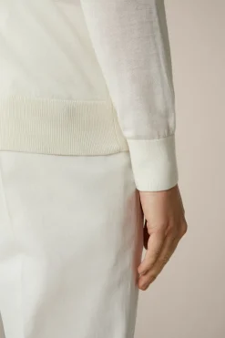 Strick-Stehkragen-Pullover Nando Mit Seide Und Cashmere In