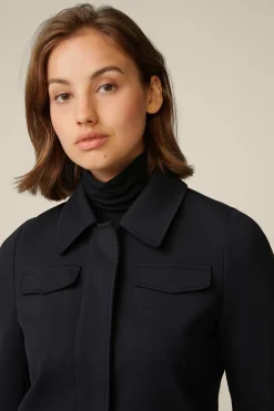 Techno-Jersey-Kurz-Jacke In