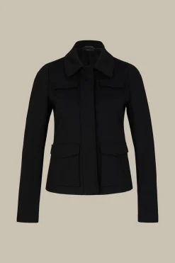 Techno-Jersey-Kurz-Jacke In