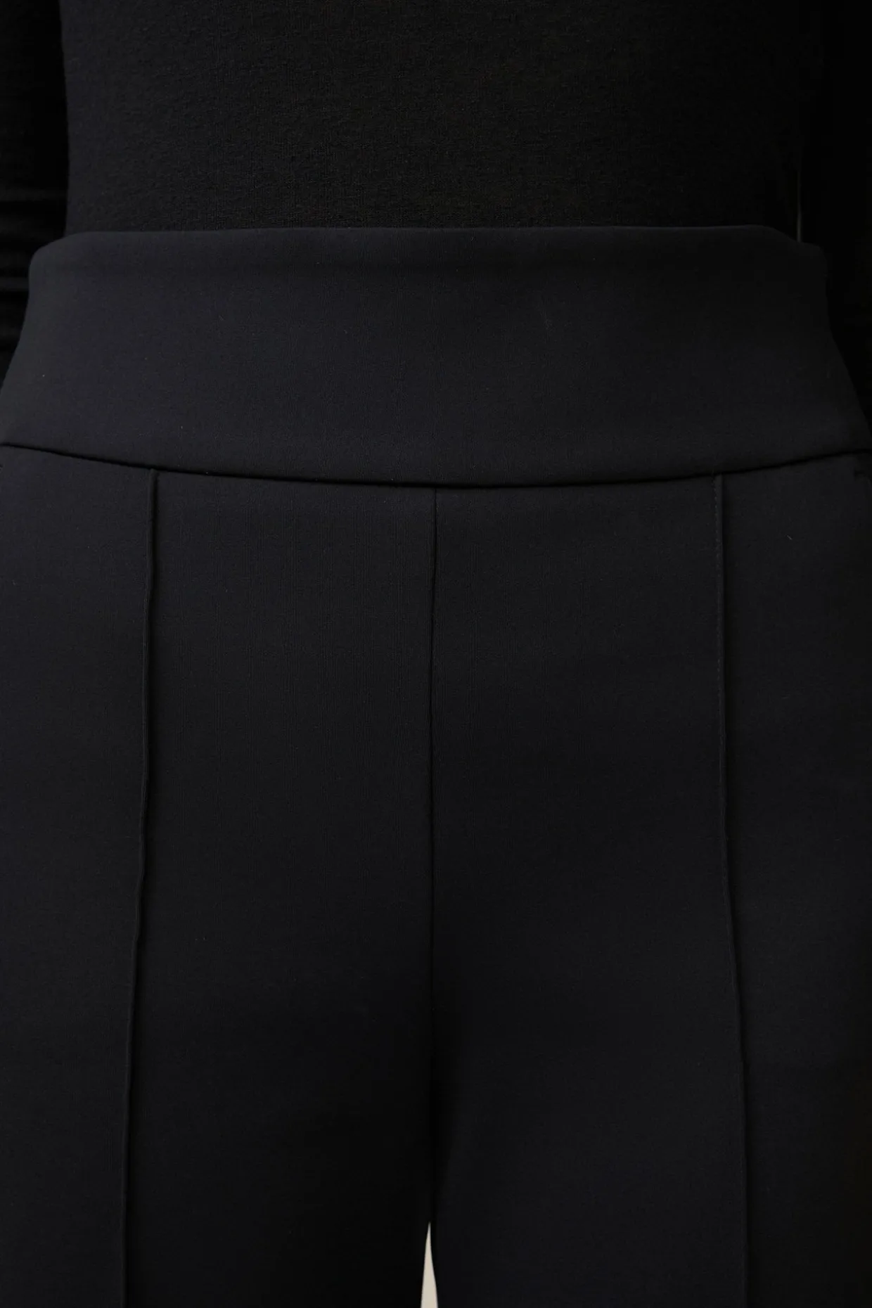 Techno-Jersey-Palazzo-Hose In