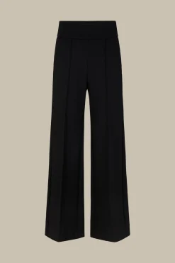 Techno-Jersey-Palazzo-Hose In