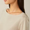 Tencel-Baumwoll-Langarm-Shirt In