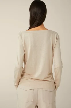Tencel-Baumwoll-Langarm-Shirt In