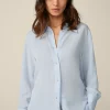 Tencel-Hemdbluse In
