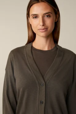Tencel-Wollmix-Cardigan In