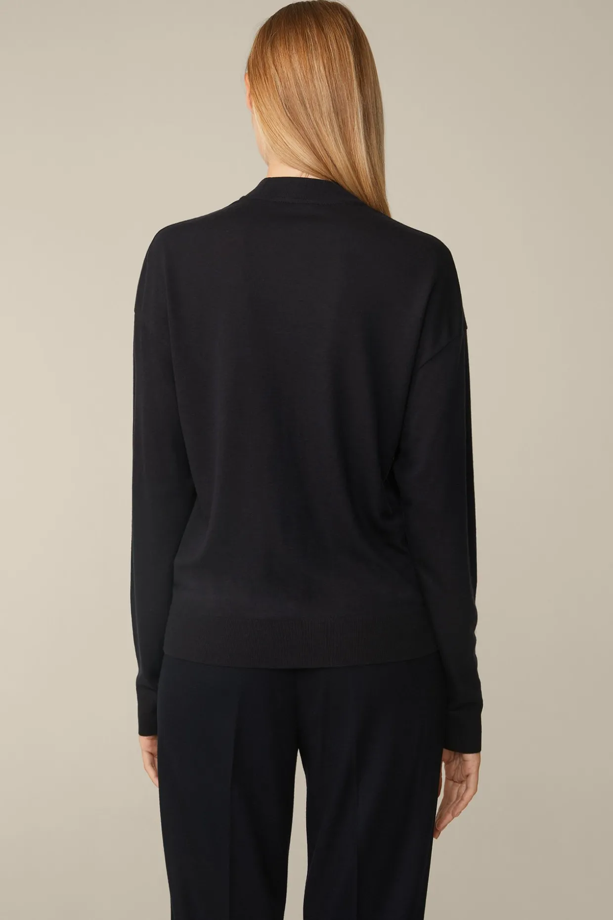 Tencel-Wollmix-Cardigan In