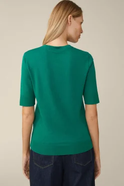 Tencel-Wollmix-Kurzarm-Shirt In