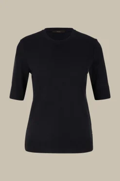 Tencel-Wollmix-Kurzarm-Shirt In