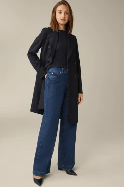 Tencel-Wollstretch-Shirt In