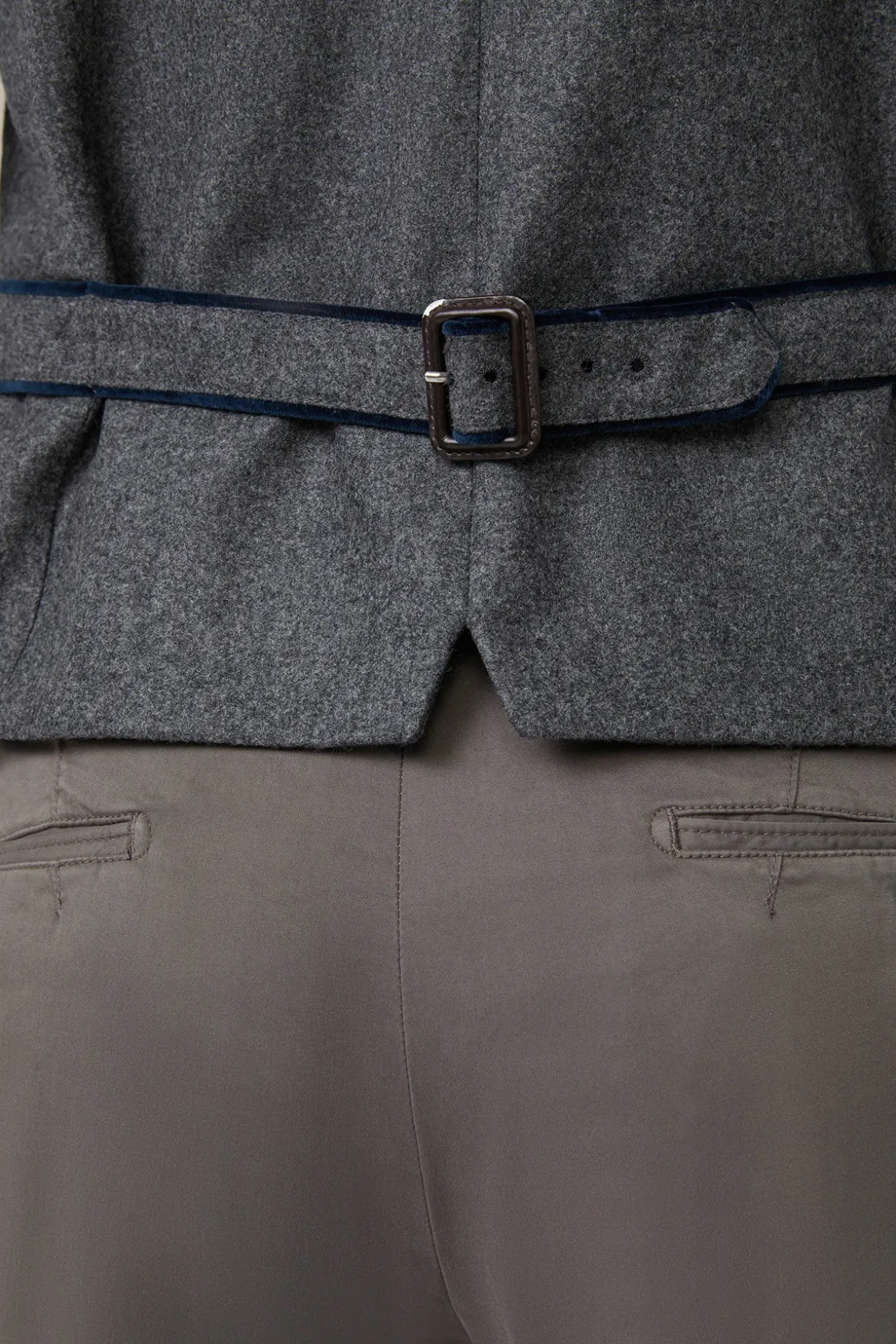 Trachten-Weste Au In Grau/Navy