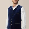 Trachten-Weste Isar In Medium Navy