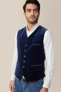 Trachten-Weste Isar In Medium Navy