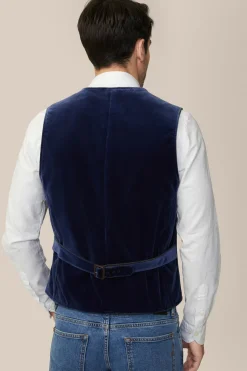 Trachten-Weste Isar In Medium Navy