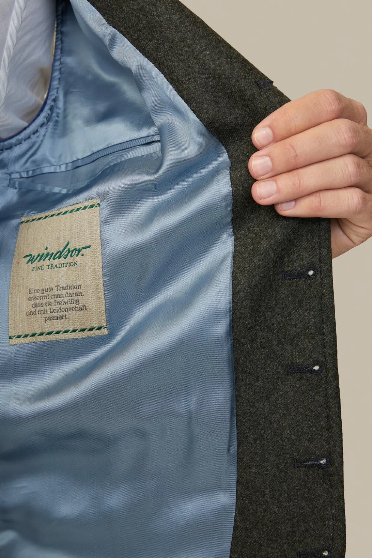 Trachten-Weste Isar In Medium Navy