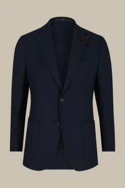Travel Jersey-Flanell Baukasten-Sakko In