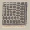 Viskose-Baumwoll-Schal In Beige-Grau Gemustert