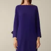 Wollcrepe-Eggshape-Kleid In
