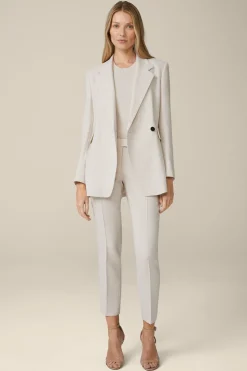 Wollcrepe-Longblazer In