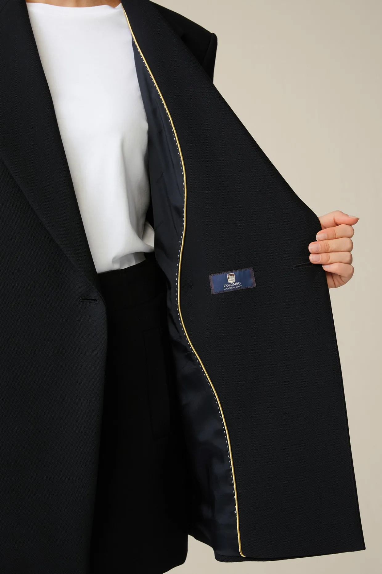 Wollcrepe-Longblazer In