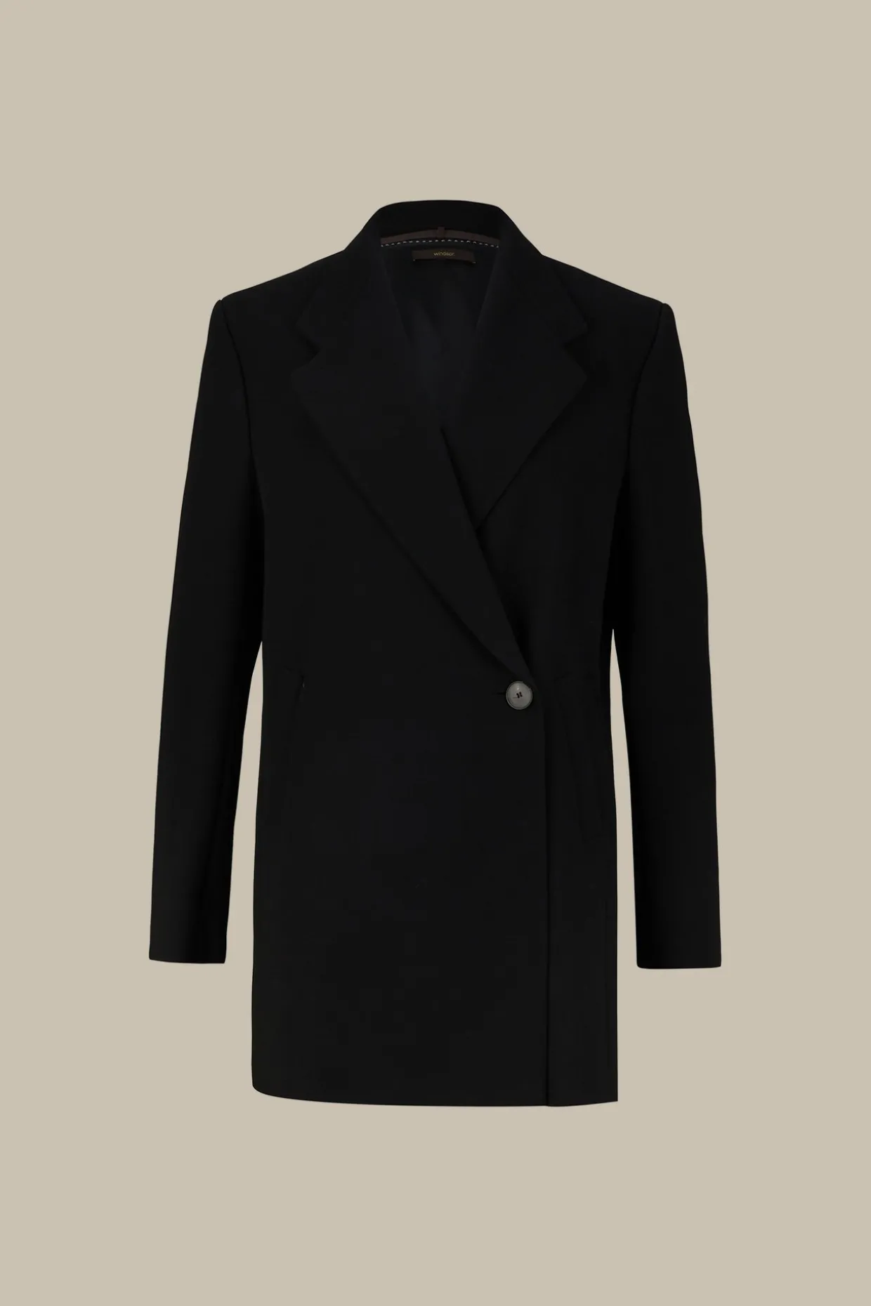 Wollcrepe-Longblazer In