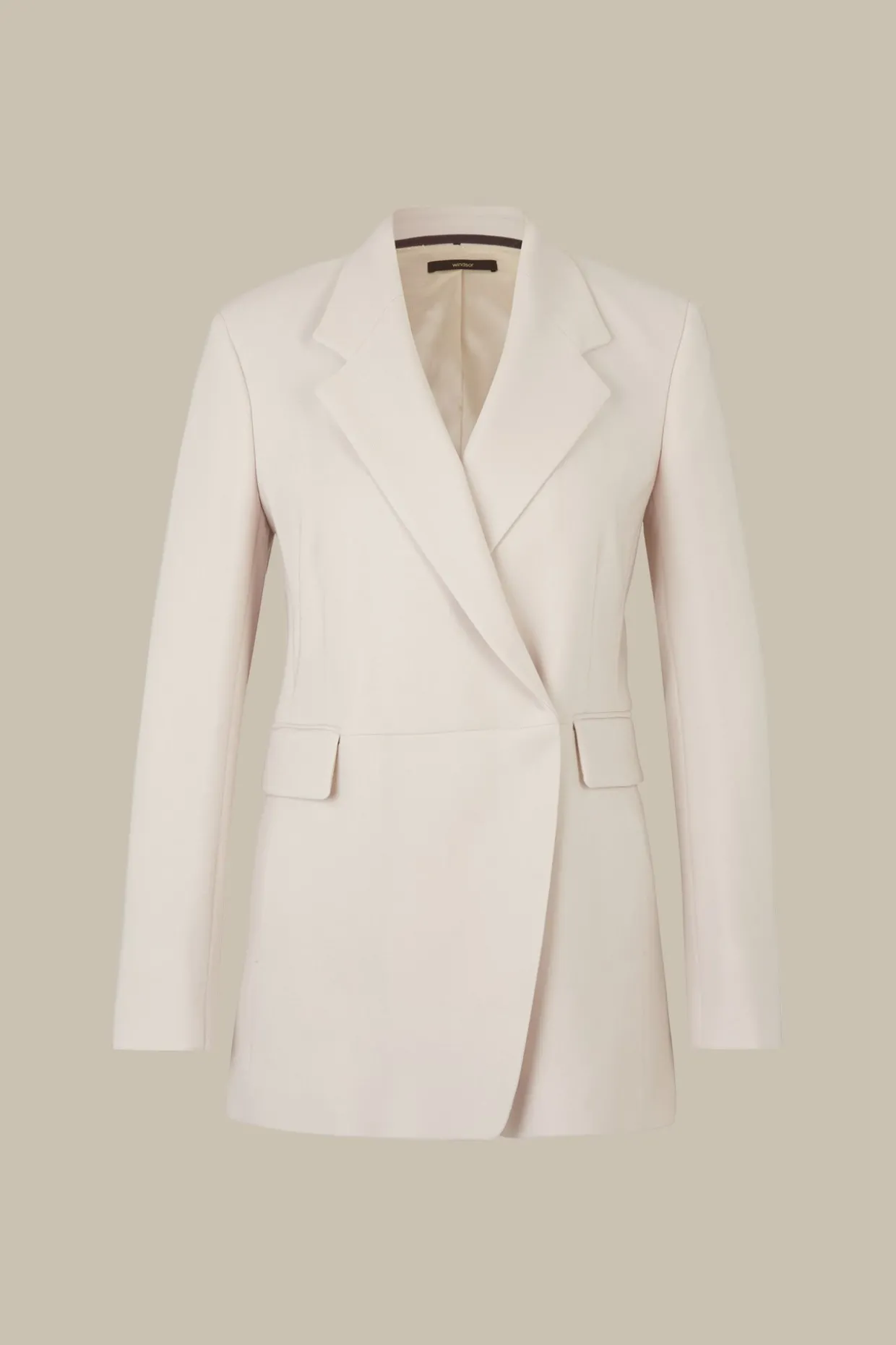 Wollcrepe-Longblazer In