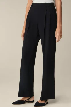 Wollcrepe-Marlene-Hose In