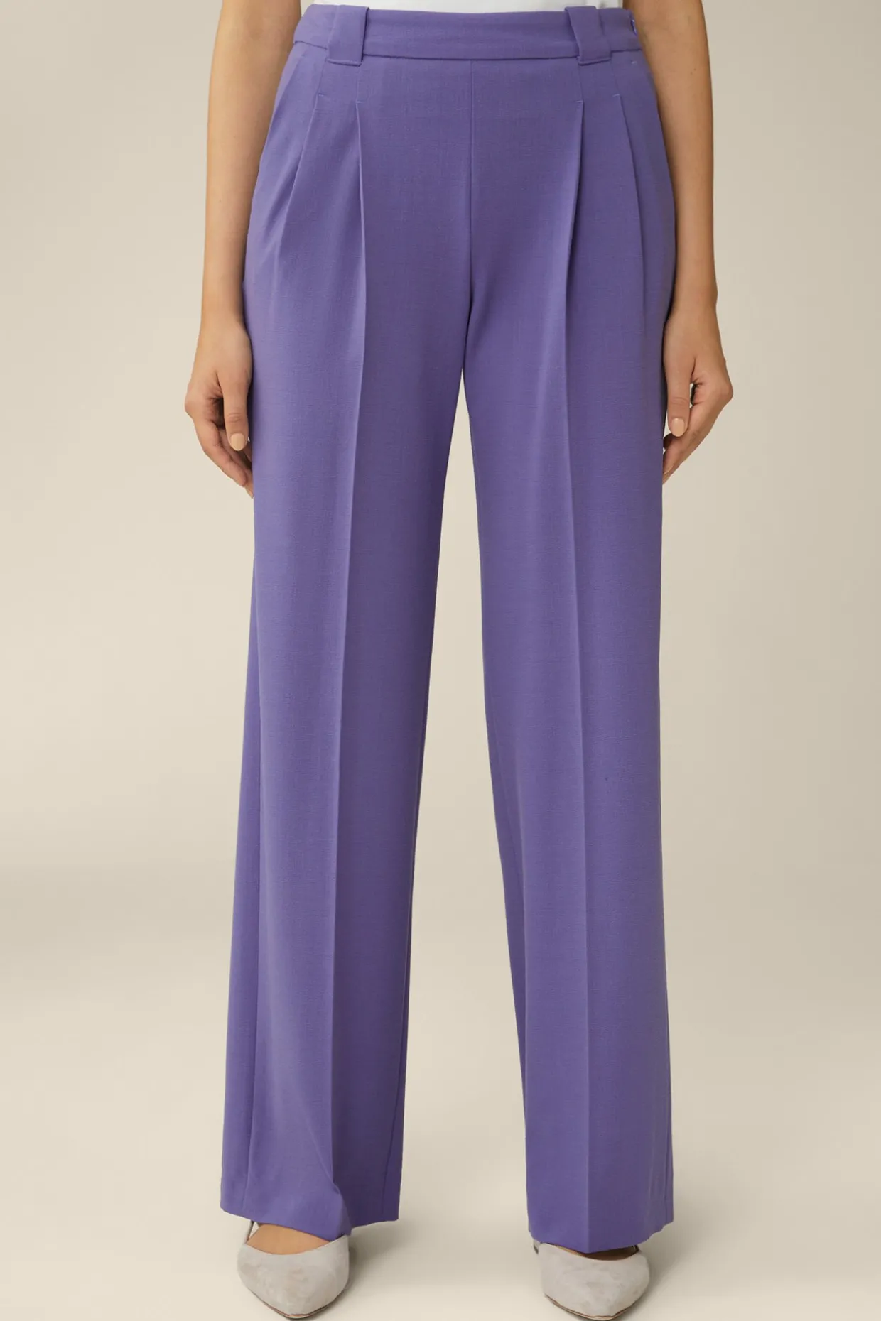 Wollcrepe-Marlene-Hose In