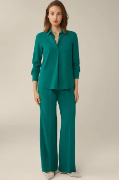 Wollcrepe-Marlene-Hose In