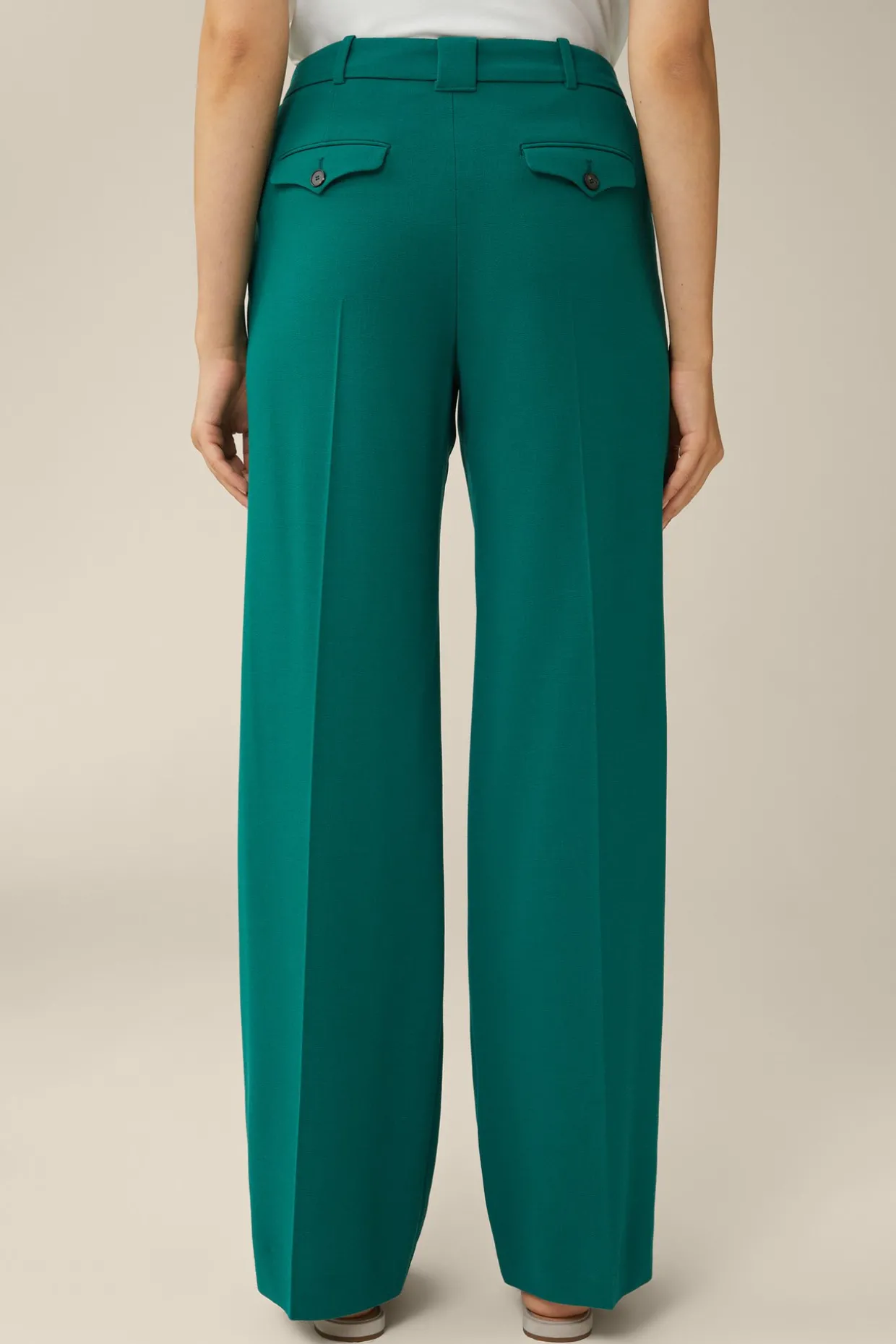Wollcrepe-Marlene-Hose In