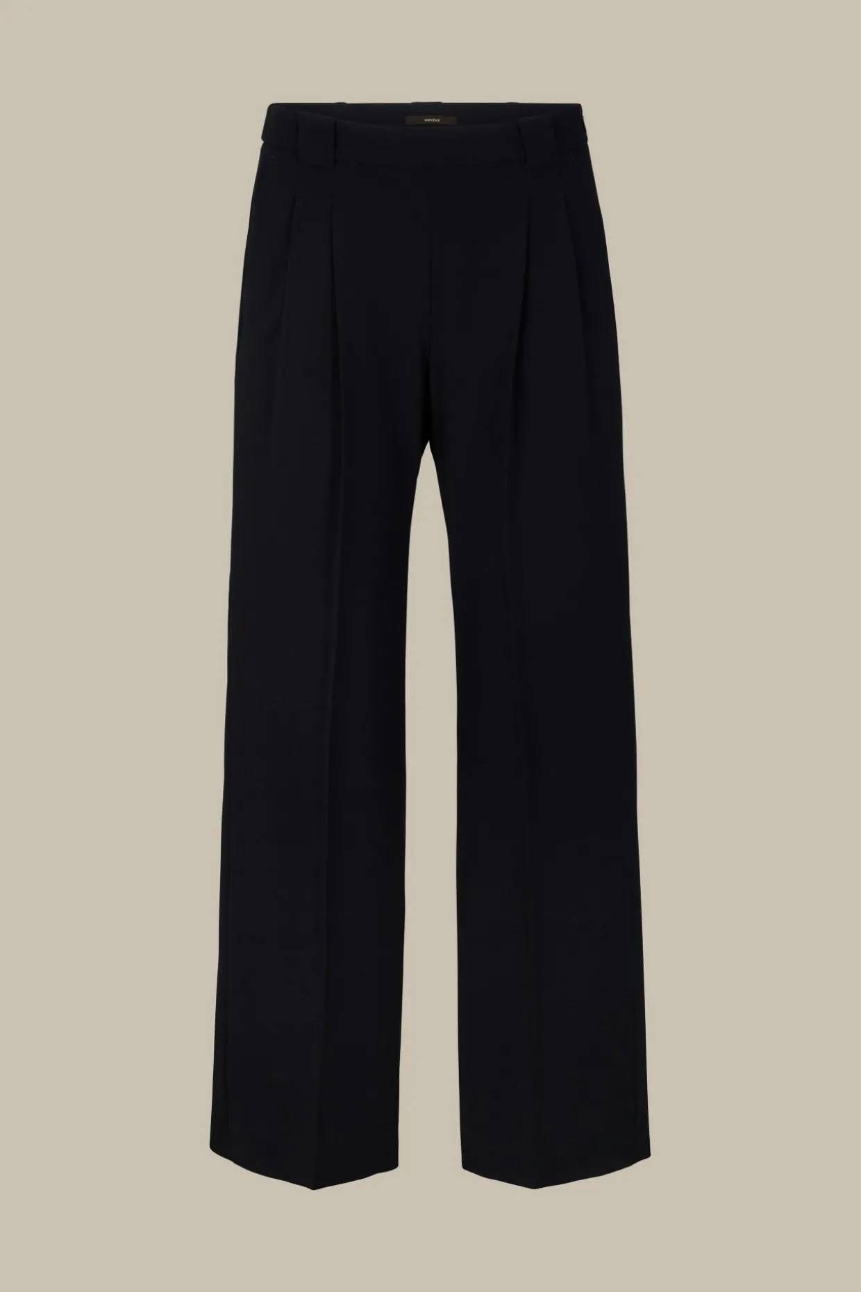 Wollcrepe-Marlene-Hose In