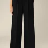 Wollcrepe-Palazzo-Hose In