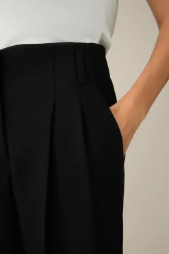 Wollcrepe-Palazzo-Hose In