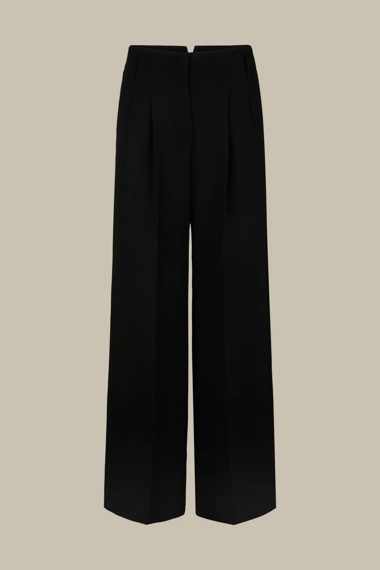 Wollcrepe-Palazzo-Hose In