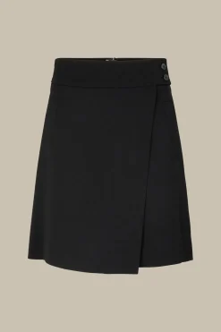 Wollcrepe-Stiefel-Rock In