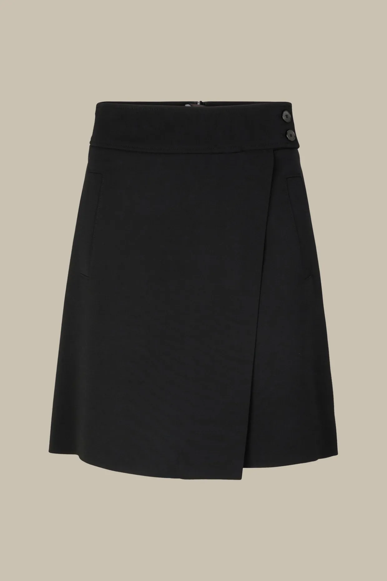 Wollcrepe-Stiefel-Rock In