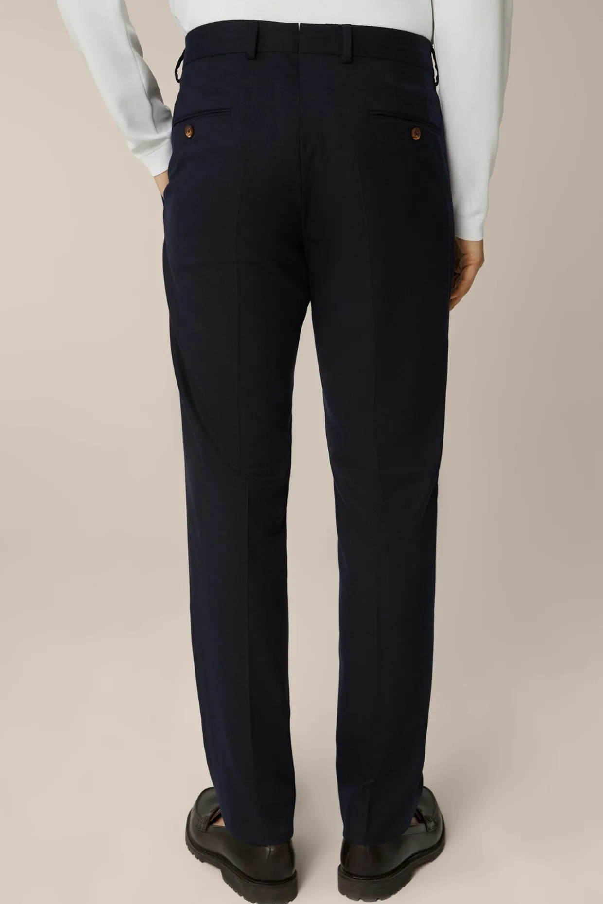 Woll-Flanell-Baukasten-Hose Santios Mit Stretch In