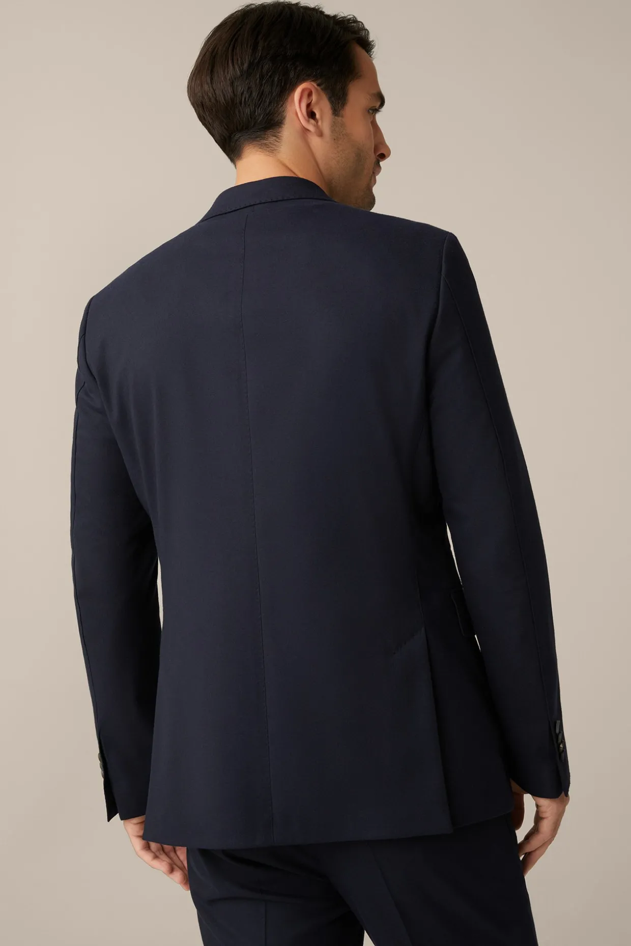 Woll-Flanell-Baukasten-Sakko Sono Mit Stretch In