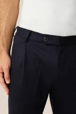 Wolljersey-Baukasten-Hose Floro Mit Bundfalte In
