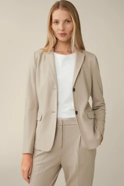 Wolljersey-Blazer In