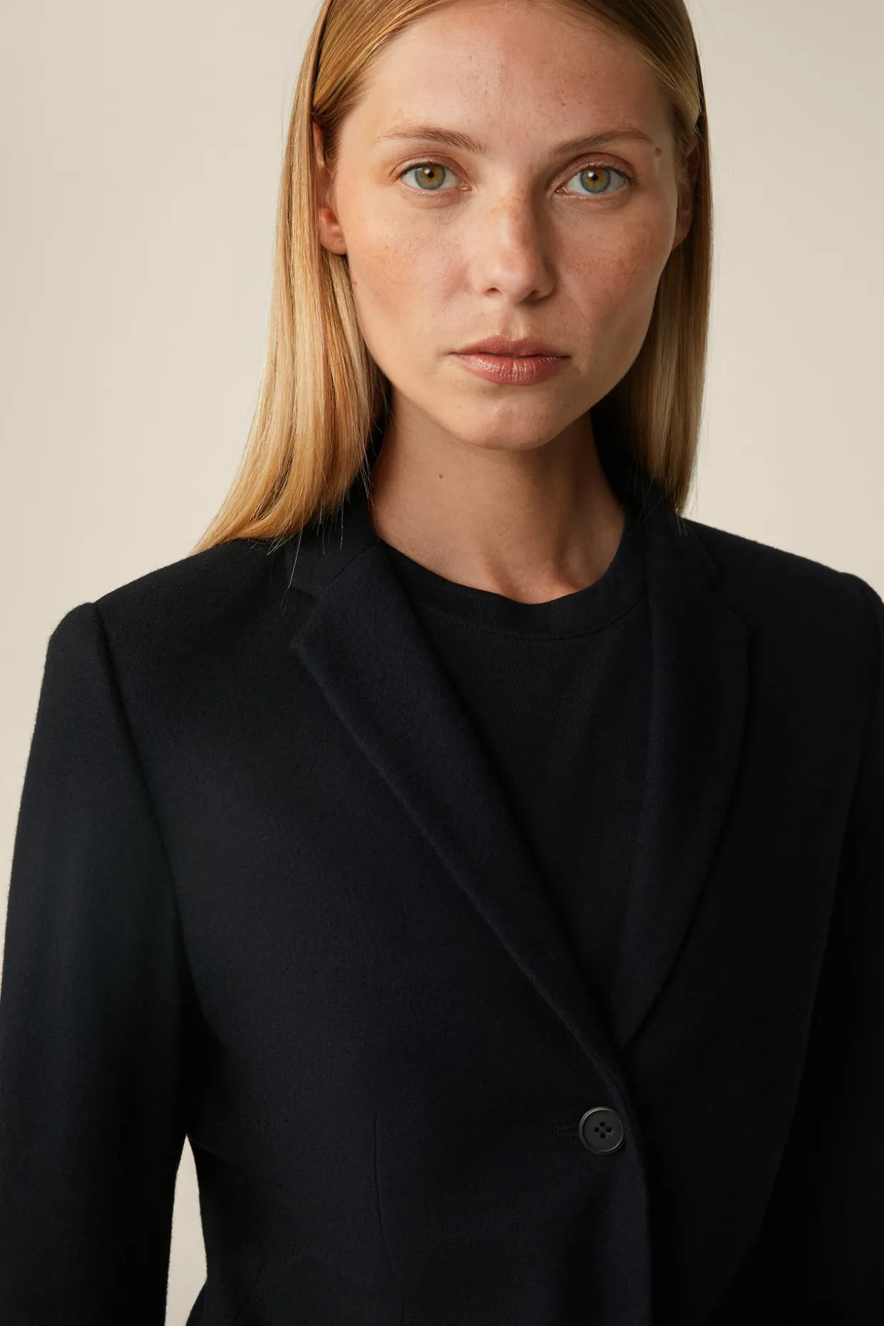 Wolljersey-Blazer In