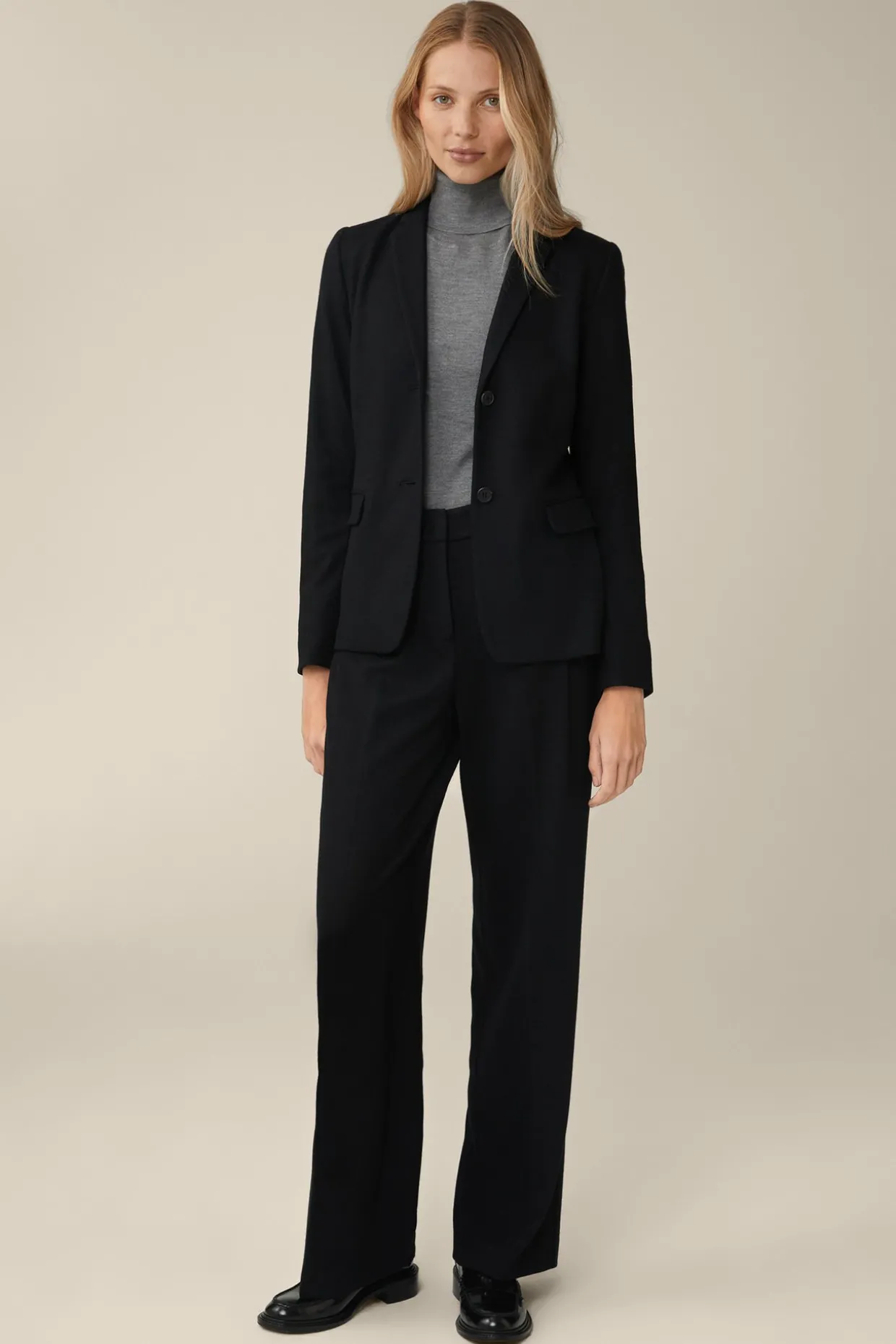 Wolljersey-Blazer In