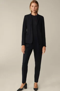 Wolljersey-Blazer In