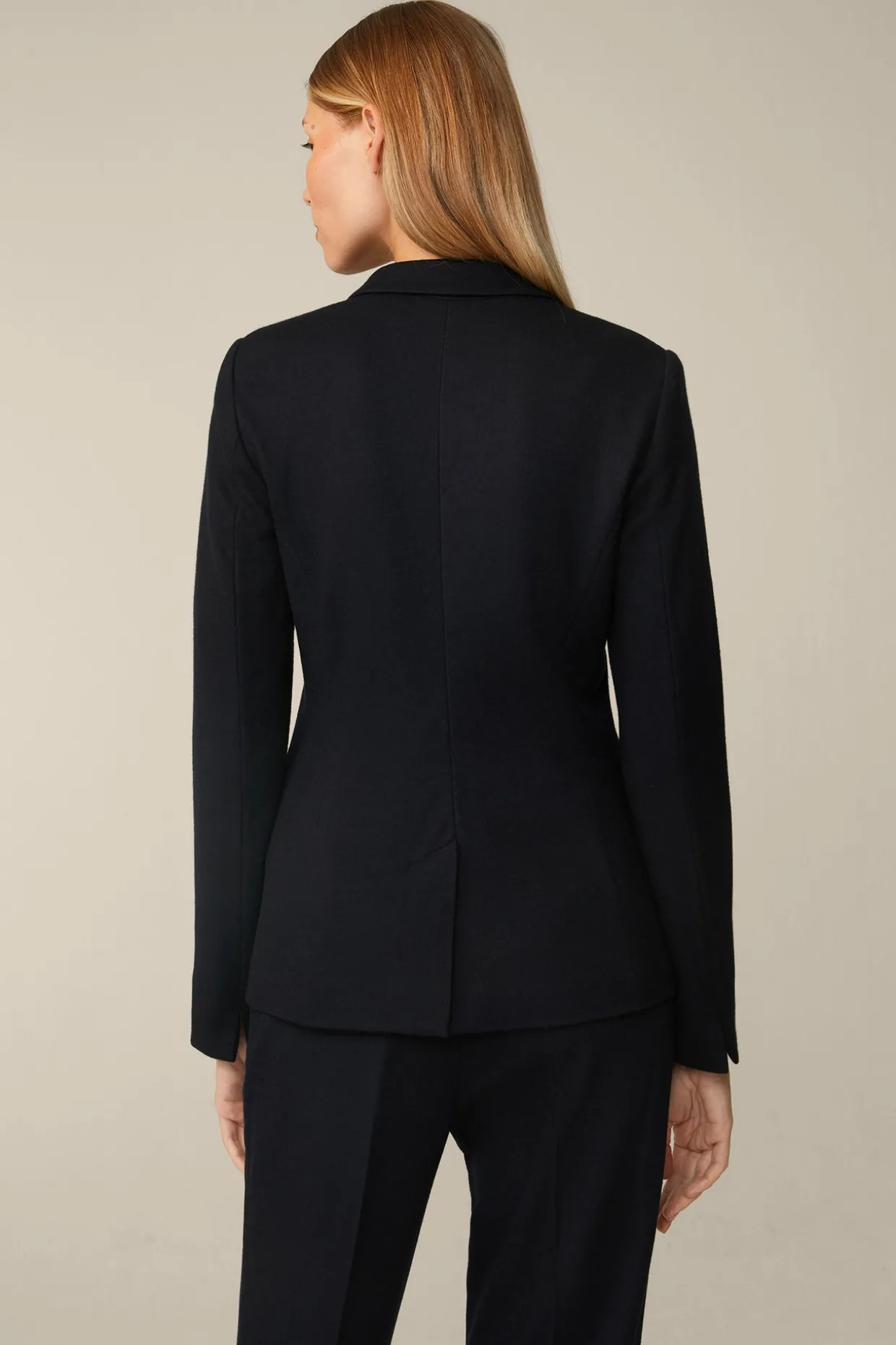 Wolljersey-Blazer In