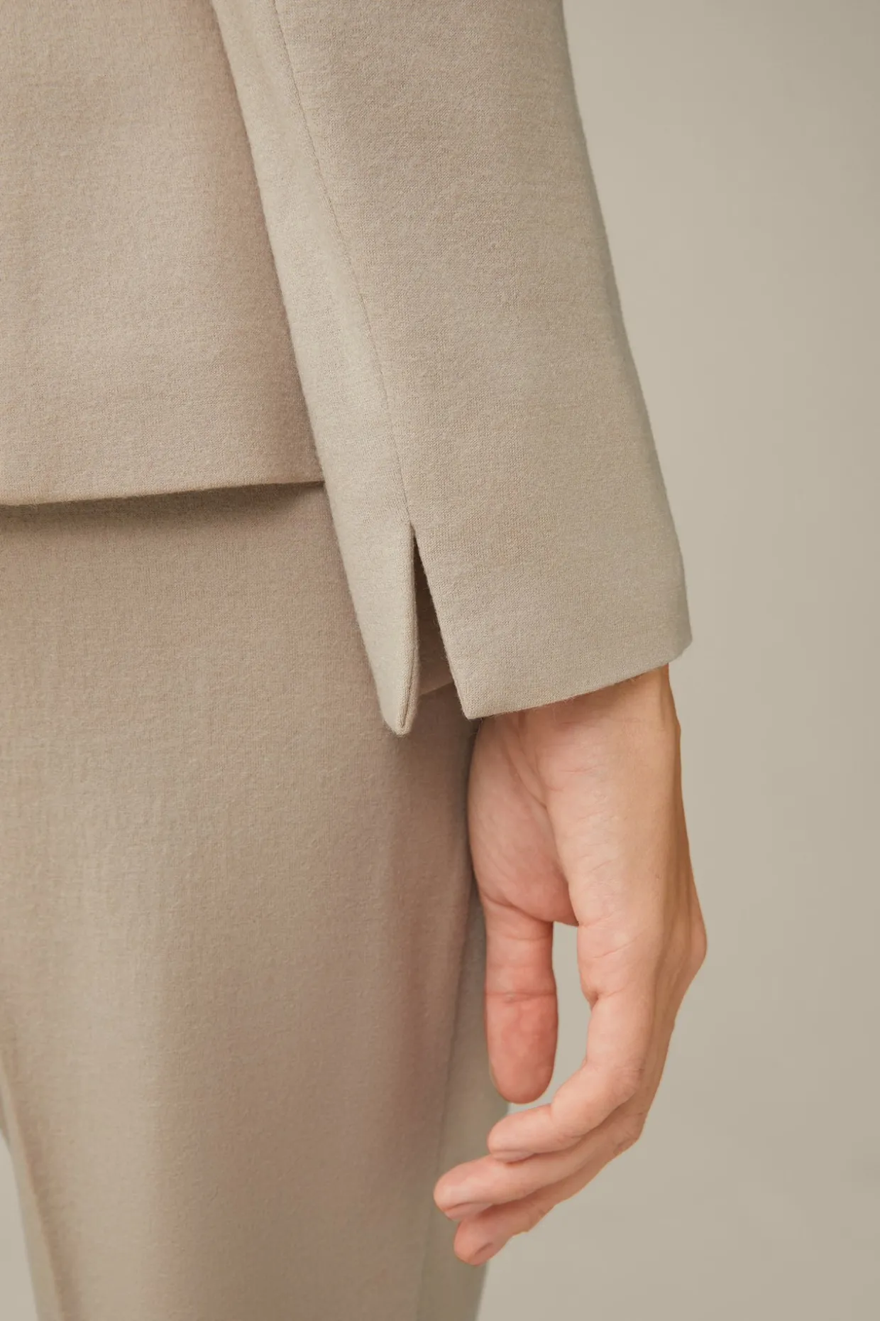 Wolljersey-Blazer In